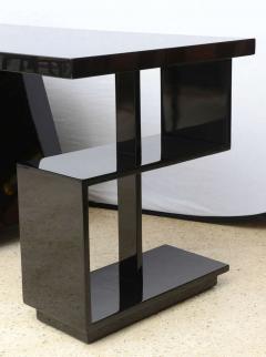 Paul Frankl Black Lacquered Sculptural Desk by Paul Frankl - 4273273