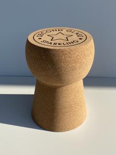 Paul Frankl Champagne Cork Side Table Stool - 1559208