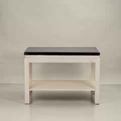 Paul Frankl Chic Black and White Modernist Side Table by Paul Frankl - 4315813