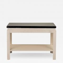 Paul Frankl Chic Black and White Modernist Side Table by Paul Frankl - 4319123