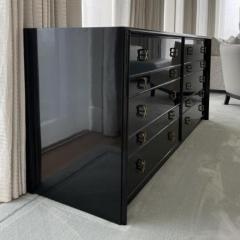 Paul Frankl EBONIZED WALNUT DRESSER OR CHEST OF DRAWERS BY PAUL FRANKL - 3207774