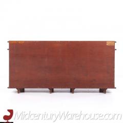 Paul Frankl Mid Century Leather Birch and Maple Station Wagon Dresser - 3598414