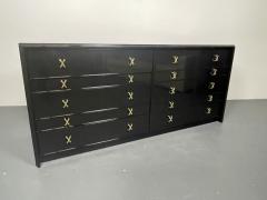 Paul Frankl Mid Century Modern Ebony Bedroom Set John Stuart Refinished - 2887272