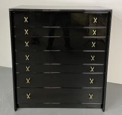 Paul Frankl Mid Century Modern Ebony Bedroom Set John Stuart Refinished - 2887275