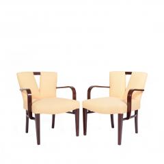 Paul Frankl Pair Arm Chairs by Paul Frankl for Johnson Furniture - 1043626