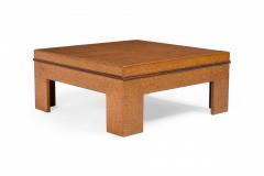Paul Frankl Paul Frankl American Mid Century Square Cork Top Cocktail Coffee Table - 2793326