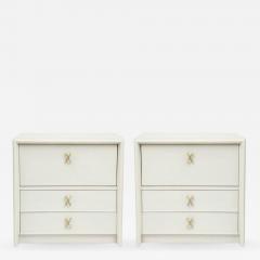 Paul Frankl Paul Frankl Bleached Walnut Night Stands - 816033