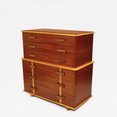 Paul Frankl Paul Frankl Chest of Drawers Station Wagon Series in Mahogany Maple Leather - 1665936