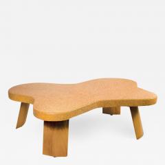 Paul Frankl Paul Frankl Cloud Coffee Table in Natural Cork and Bleached Mahogany Model 5005 - 2325658