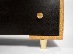 Paul Frankl Paul Frankl Cork Dresser with 9 Drawers with Solid Brass Pulls Johnson Furniture - 1995609