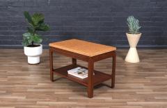 Paul Frankl Paul Frankl Cork Top Two Tier Side Table for Johnson Furniture - 3979797