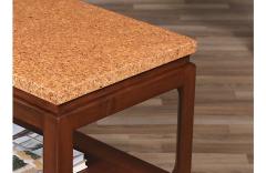 Paul Frankl Paul Frankl Cork Top Two Tier Side Table for Johnson Furniture - 3979798