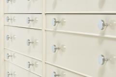 Paul Frankl Paul Frankl Dresser White Lacquer with Chrome Pulls 1950 - 2097296