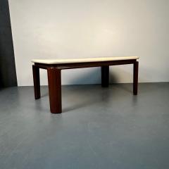 Paul Frankl Paul Frankl Mid Century Modern Cork Top Mahogany Dining Table Johnson Furniture - 3022706