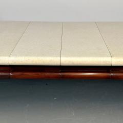 Paul Frankl Paul Frankl Mid Century Modern Cork Top Mahogany Dining Table Johnson Furniture - 3022709
