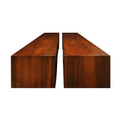 Paul Frankl Paul Frankl Pair Of Matched Low Coffee Tables In Brazilian Rosewood 1940s - 1055093