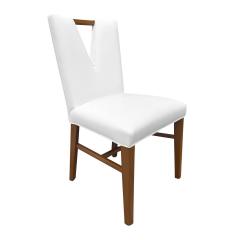 Paul Frankl Paul Frankl Set of 6 Plunging Neckline Dining Chairs 1950s - 2036869
