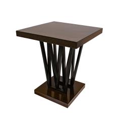 Paul Frankl Paul Frankl Side Table in Oak with Sculptural Base 1950s - 3711851