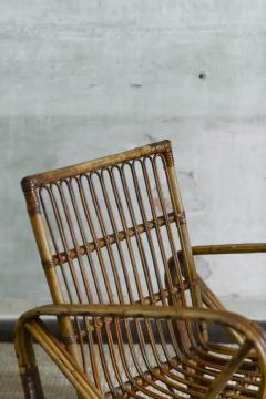 Paul Frankl Paul Frankl bent bamboo armchair 1940s - 3998989