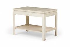 Paul Frankl Paul Frankl for Johnson Furniture CompanyBlack and White End Side Table - 2792273