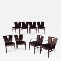 Paul Frankl Poul Frankl Set of 8 Dinning Chairs - 907557