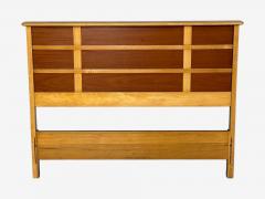 Paul Frankl Rare Twin Headboards Mahogany Rock Maple USA 1950s - 4714863