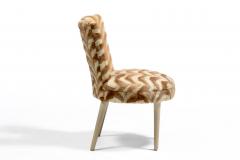 Paul Frankl Style Corset Back Side Chair Upholstered in Vintage Mink Fur - 4794901