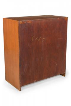 Paul Frankl for Johnson Furniture Co Mid Century Walnut Six Drawer High Chests - 4629746