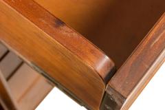 Paul Frankl for Johnson Furniture Co Mid Century Walnut Six Drawer High Chests - 4629751