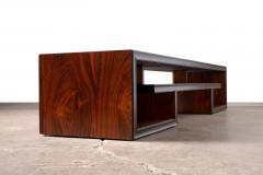 Paul Franklin Paul Frankl Brazilian Rosewood Coffee Table Model 5003 for Johnson Furniture 50s - 4761770