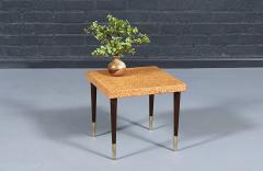Paul Franklin Paul Frankl Cork Side Table for Johnson Furniture - 4610499