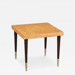Paul Franklin Paul Frankl Cork Side Table for Johnson Furniture - 4613895