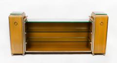 Paul Franklin Rare Paul T Frankl Art Deco Lacquered and Silvered Skyscraper Sideboard c 1928 - 4745702