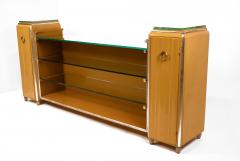 Paul Franklin Rare Paul T Frankl Art Deco Lacquered and Silvered Skyscraper Sideboard c 1928 - 4745703