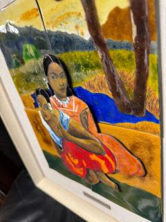 Paul Gauguin After Paul Gauguin When will you marry me 3d Enamel on Copper Plate - 4365197