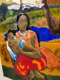 Paul Gauguin After Paul Gauguin When will you marry me 3d Enamel on Copper Plate - 4365218