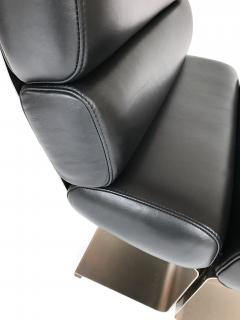 Paul Geoffroy Pair of Lounge Chairs and Ottoman by Paul Geoffroy for Uginox France 1970s - 519584