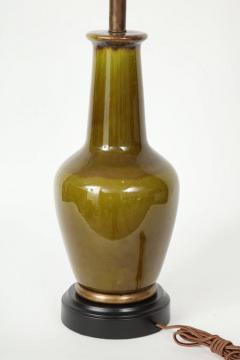 Paul Hanson Paul Hanson Moss Green Porcelain Lamps - 888750