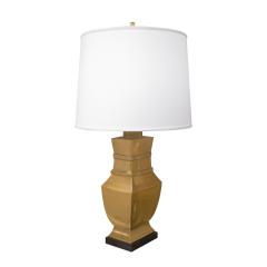 Paul Hanson Paul Hanson Neoclassical Table Lamps in Bronze 1950s - 3994387