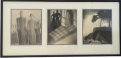 Paul Iribe Rose et Noir Commentary on Social Drinking Triple Triptych by Paul Iribe - 4320619