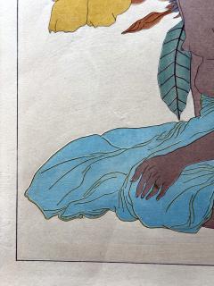 Paul Jacoulet Editioned Woodblock Print Jeune Fille de Saipan by Paul Jacoulet - 4637400