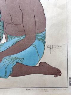 Paul Jacoulet Editioned Woodblock Print Jeune Fille de Saipan by Paul Jacoulet - 4637402