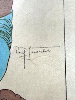 Paul Jacoulet Editioned Woodblock Print Jeune Fille de Saipan by Paul Jacoulet - 4637403