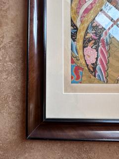 Paul Jacoulet Framed Woodblock Print Les Perles by Paul Jacoulet - 4155573
