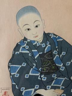 Paul Jacoulet Japanese Woodblock Print Kiyoshi Tokio by Paul Jacoulet - 4570437