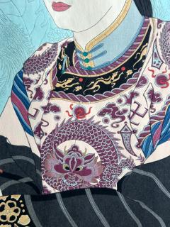 Paul Jacoulet Japanese Woodblock Print Le Mandarin Aux Lunettes by Paul Jacoulet - 4203290