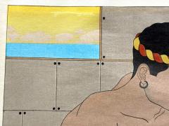 Paul Jacoulet Japanese Woodblock Print Le Sculpteur de Tokobuei Mers du Sud by Paul Jacoulet - 4584696