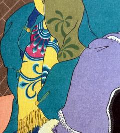 Paul Jacoulet Japanese Woodblock Print Une Histoire Tres Drole by Paul Jacoulet - 4203379