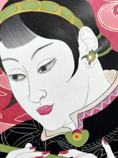 Paul Jacoulet Woodblock Print Les Jades Chinoise by Paul Jacoulet - 4196422