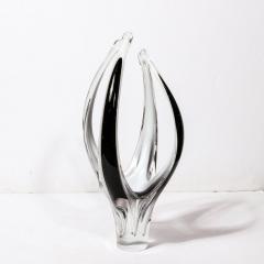 Paul Kedelv Mid Century Modernist Glass Sculpture by Paul Kedelv for Flygsfors and Coquille - 3276332